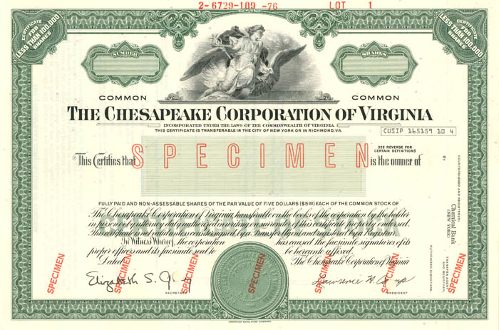 Chesapeake Corporation of Virginia